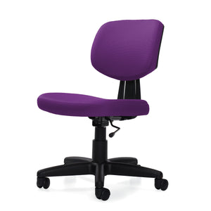 Purple youth/student task chair.