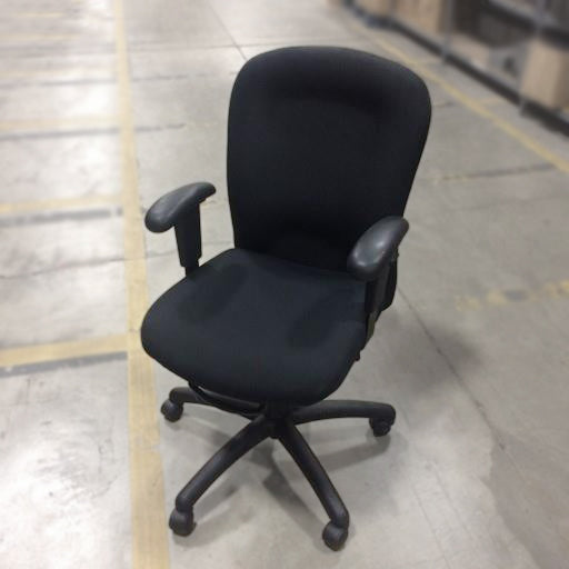 Global Accolade high back multi-tilter with adjustable arms black
