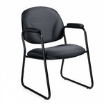 Load image into Gallery viewer, Global Solo Low Back Sled Base Arm Chair
