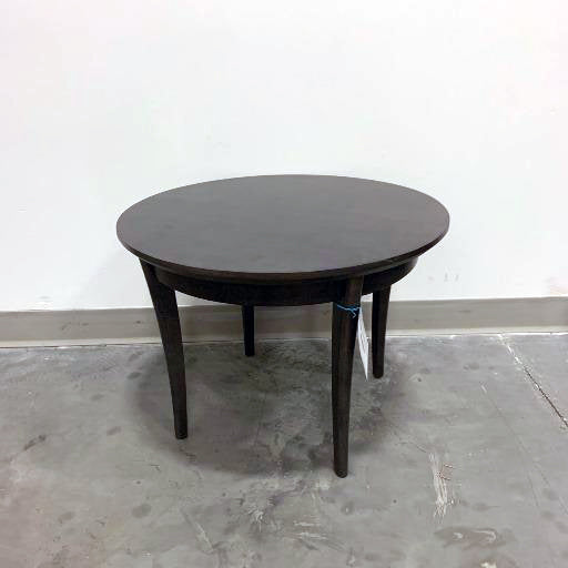 Global Camino table in dark brown wood top