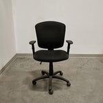 Load image into Gallery viewer, Global Supra X chair in black fabric and base
