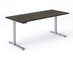 Load image into Gallery viewer, Sit stand desk with Grey Dusk laminate top. 60 x 30 inches.
